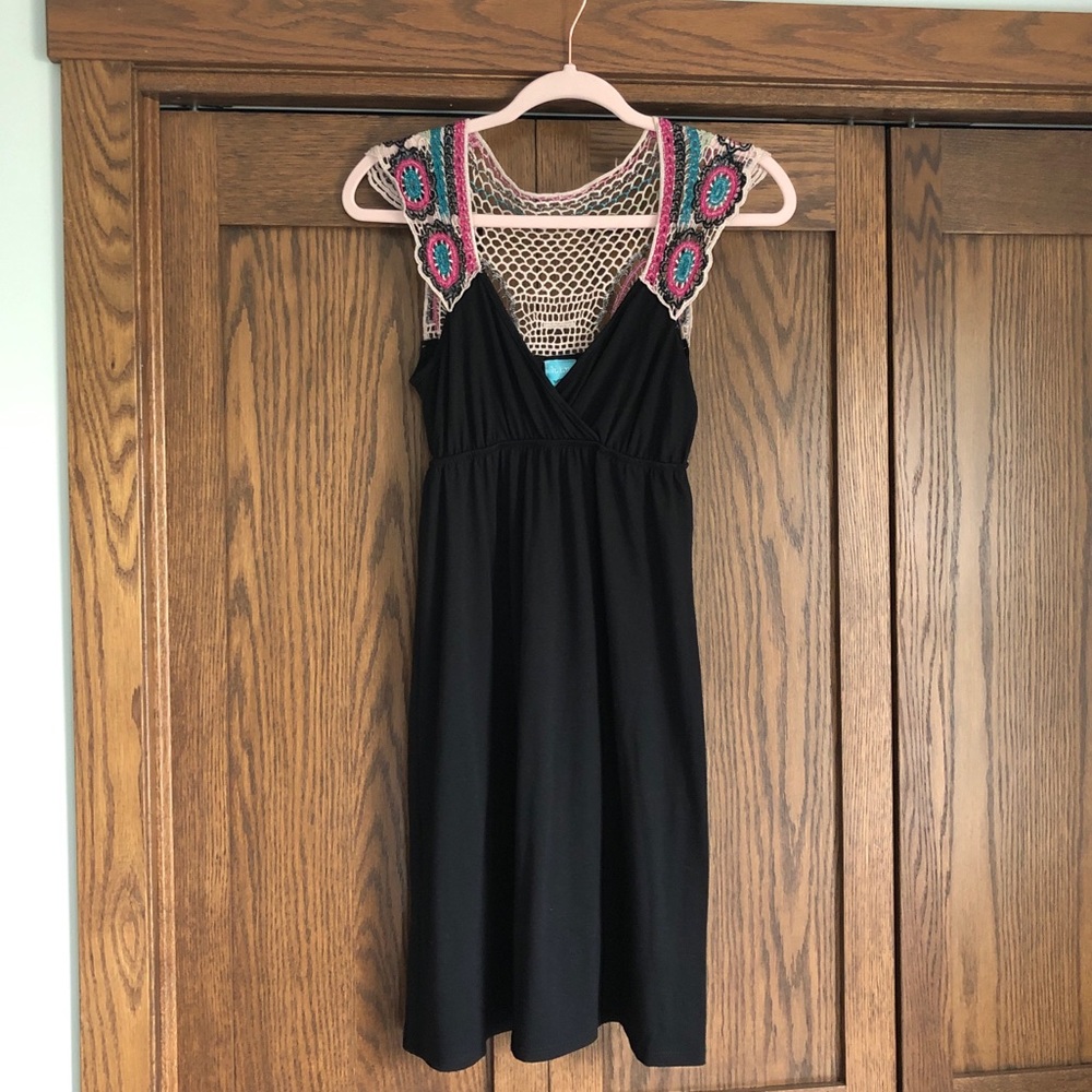 *3 for $20!
Black dress with crochet details